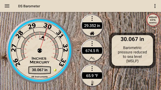 DS Barometer - Altimeter and W | Indus Appstore | Screenshot