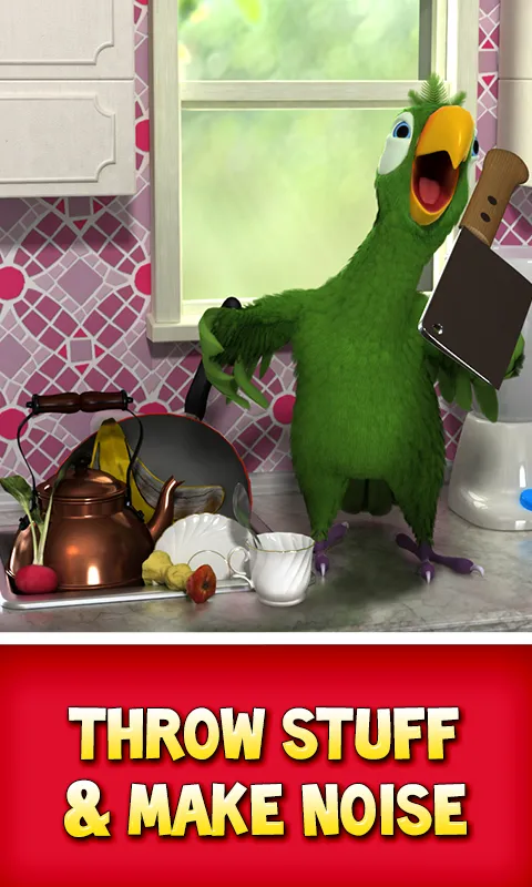 Talking Pierre the Parrot | Indus Appstore | Screenshot