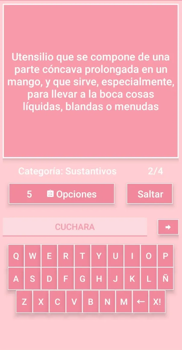 Vocabulario Quiz - Preguntas | Indus Appstore | Screenshot