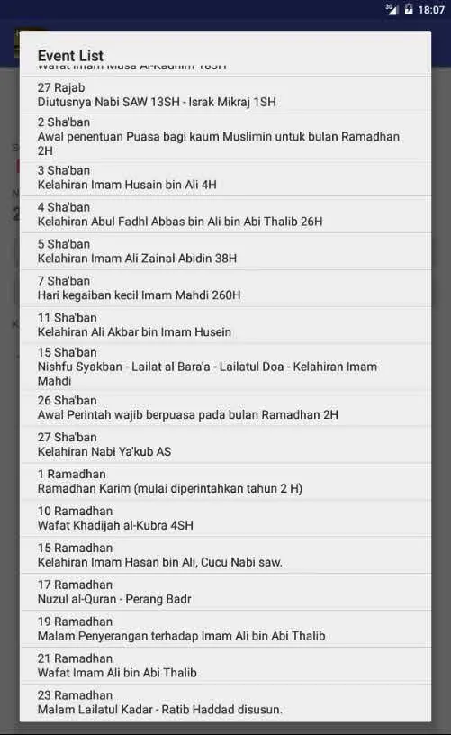 Hari Besar Islam + Notifikasi | Indus Appstore | Screenshot