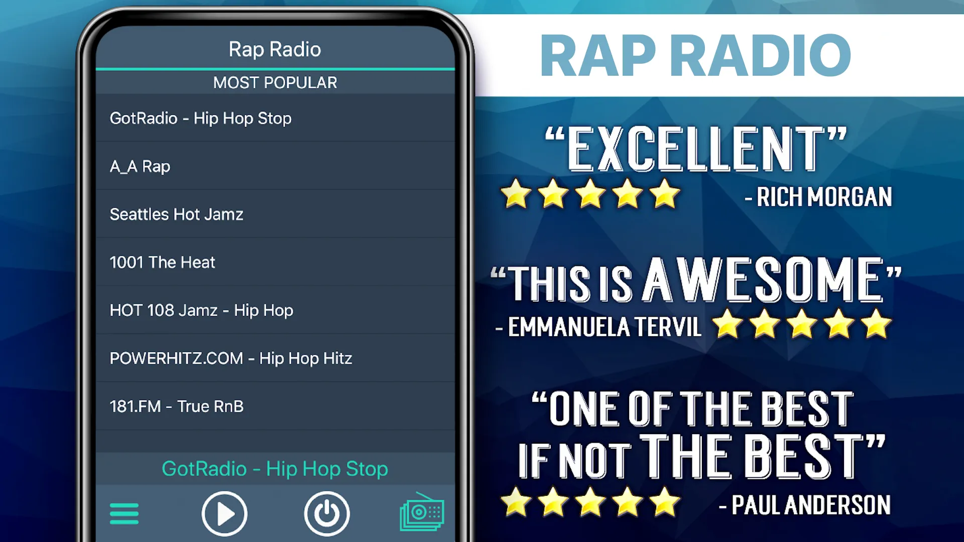 Rap Radio Favorites | Indus Appstore | Screenshot