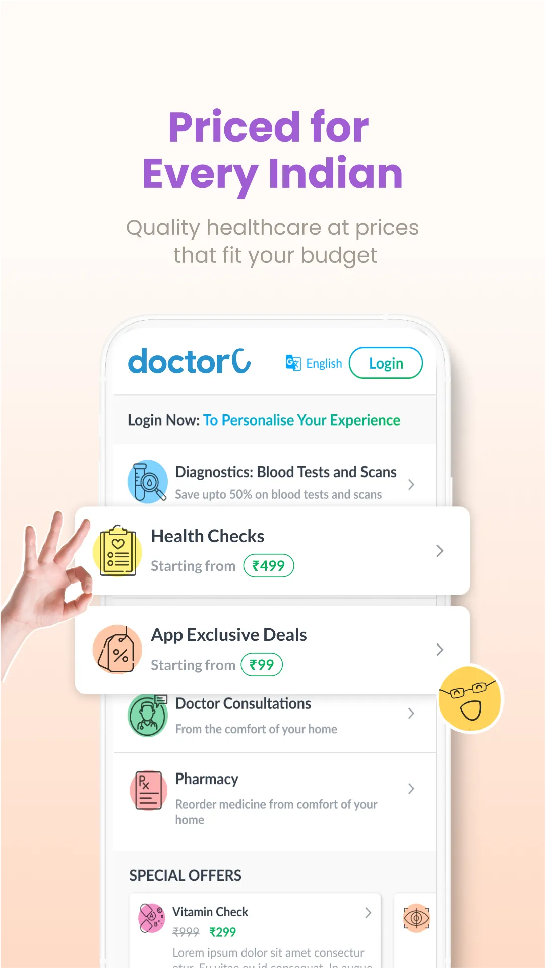 DoctorC | Indus Appstore | Screenshot