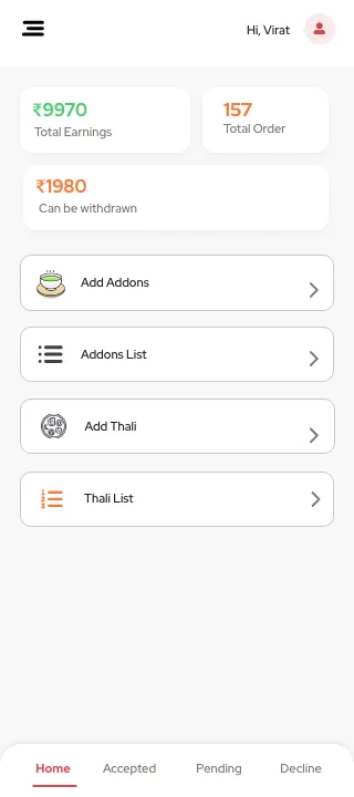 Order Thali Restaurant Partner | Indus Appstore | Screenshot