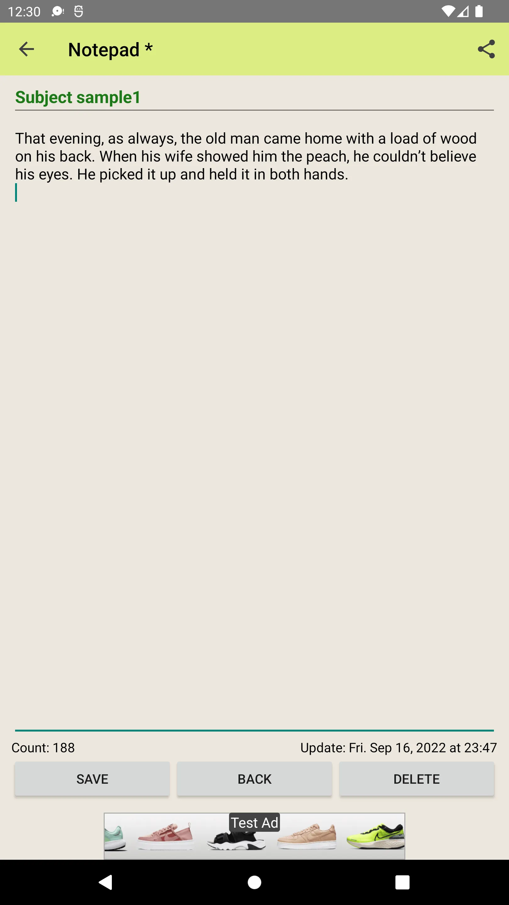 Notepad - Simple, Customizable | Indus Appstore | Screenshot