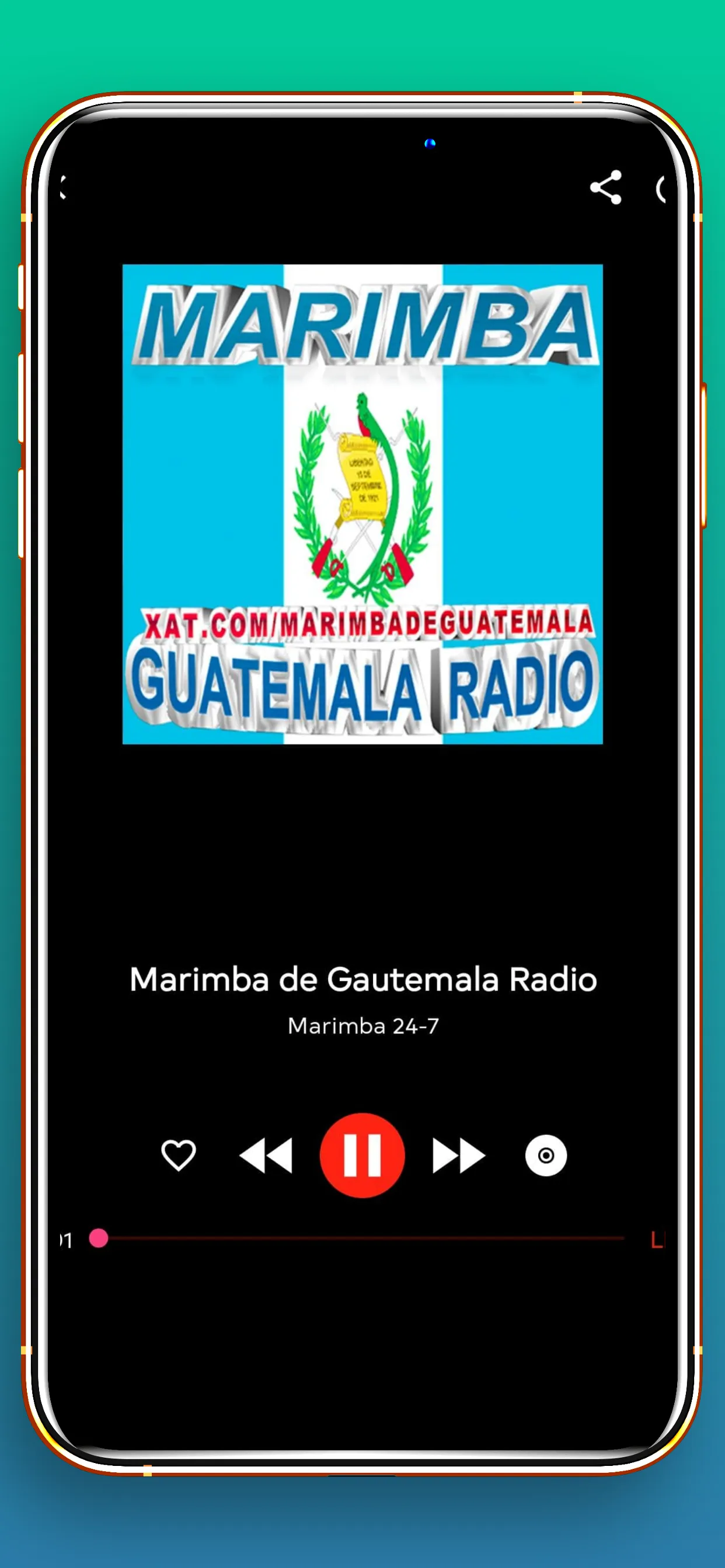 Marimba de Guatemala Radio | Indus Appstore | Screenshot