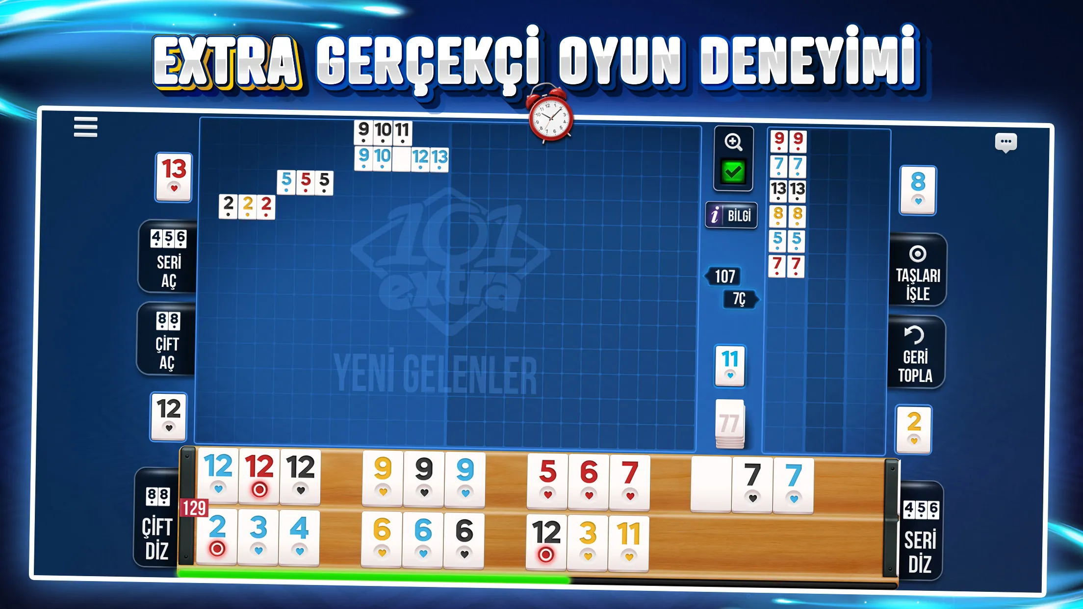 101 Yüzbir Okey Extra - Online | Indus Appstore | Screenshot