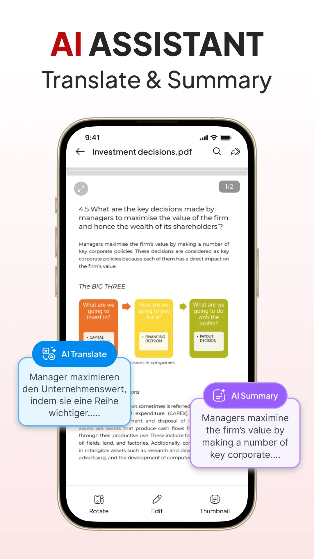 PDF Reader – Document Editor | Indus Appstore | Screenshot