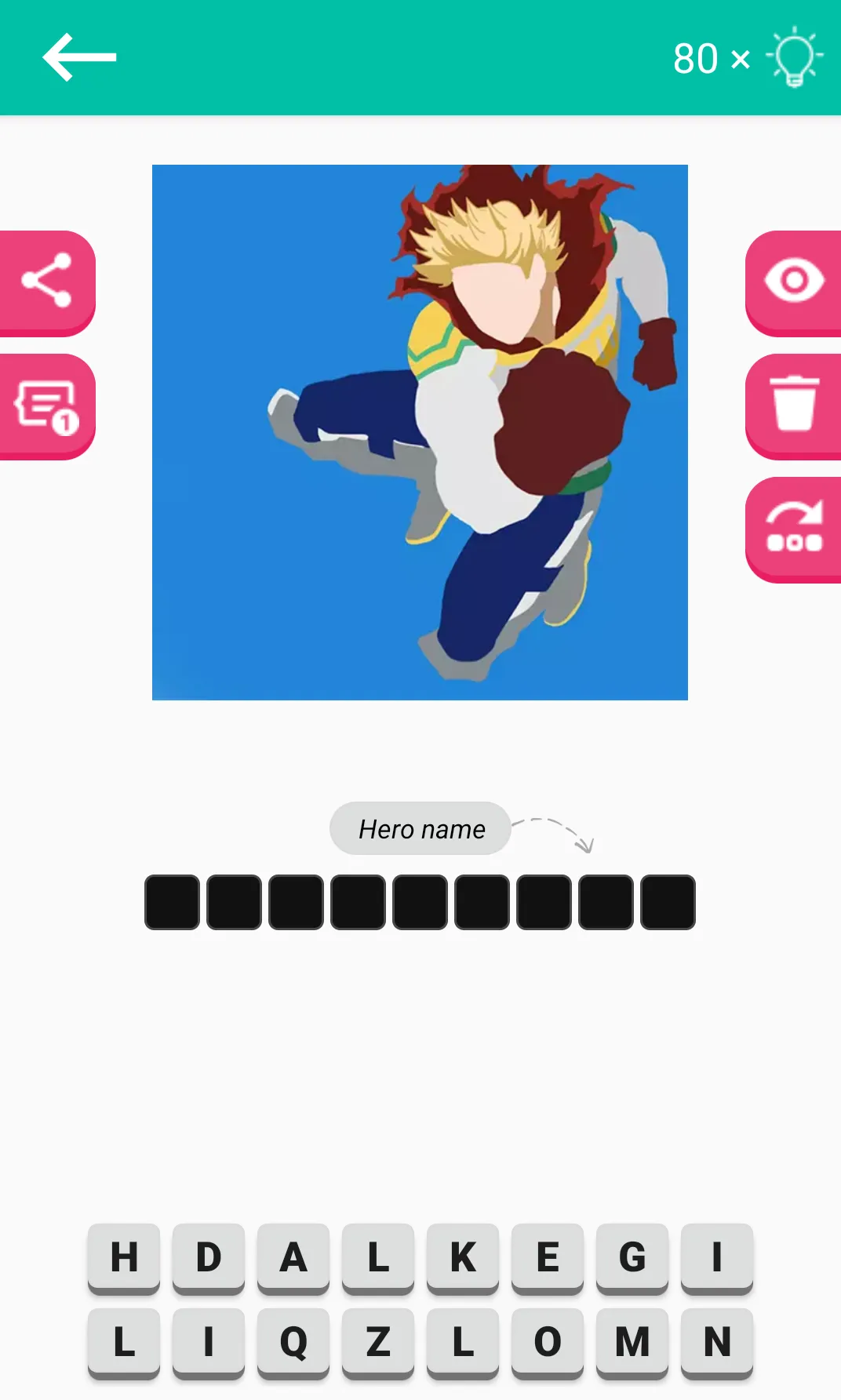 Hero Academia Anime Quiz Game | Indus Appstore | Screenshot