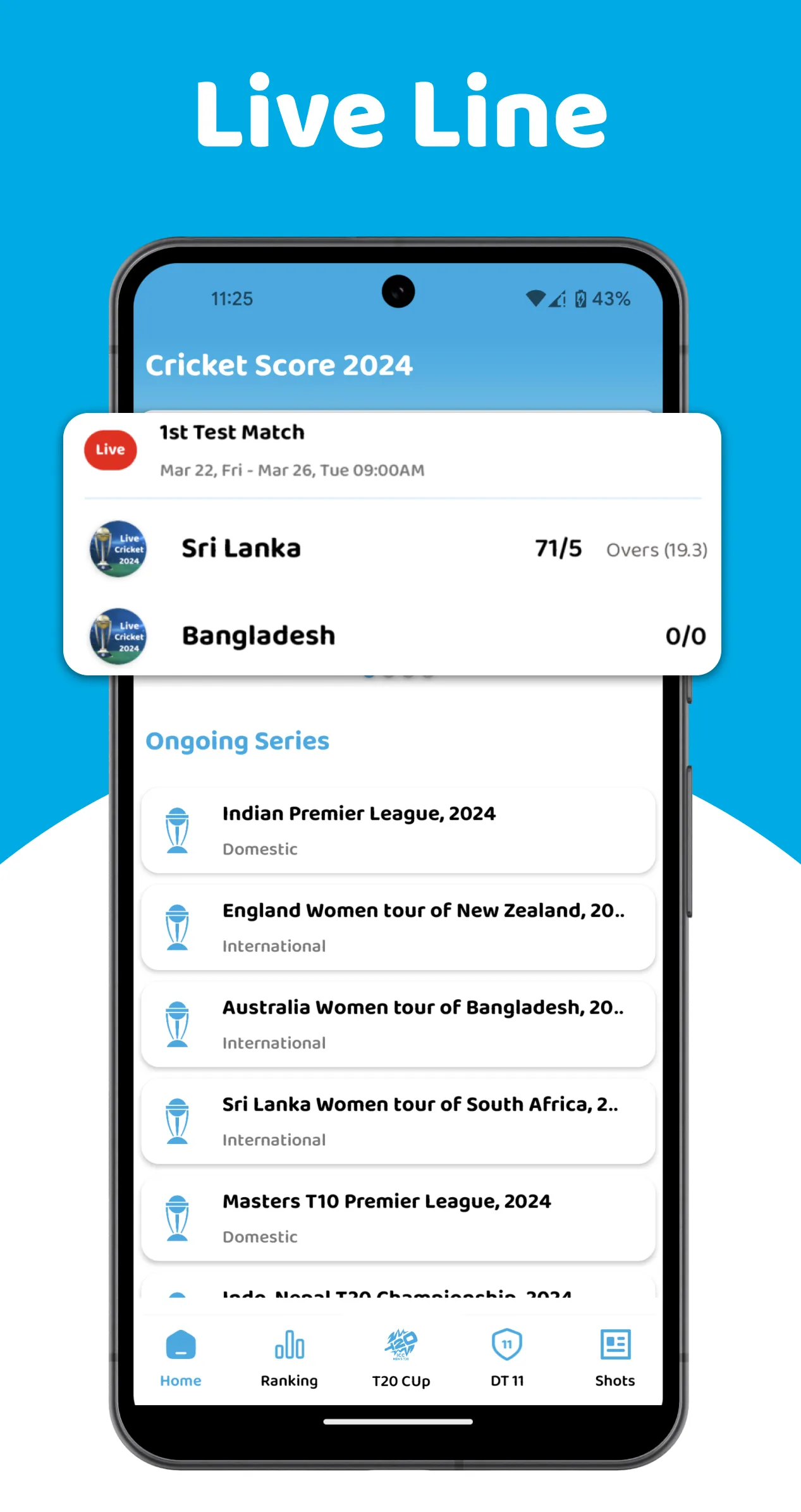 Live Cricket - Live Line 2024 | Indus Appstore | Screenshot