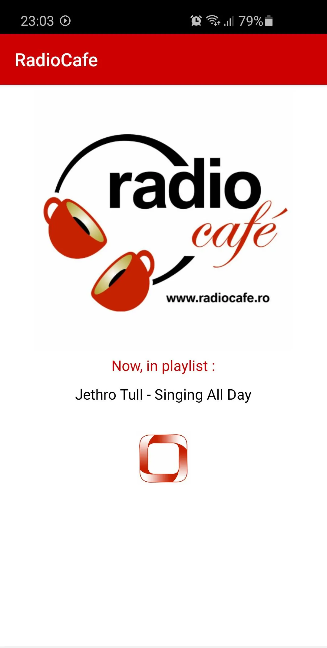 Radio Cafe Romania | Indus Appstore | Screenshot