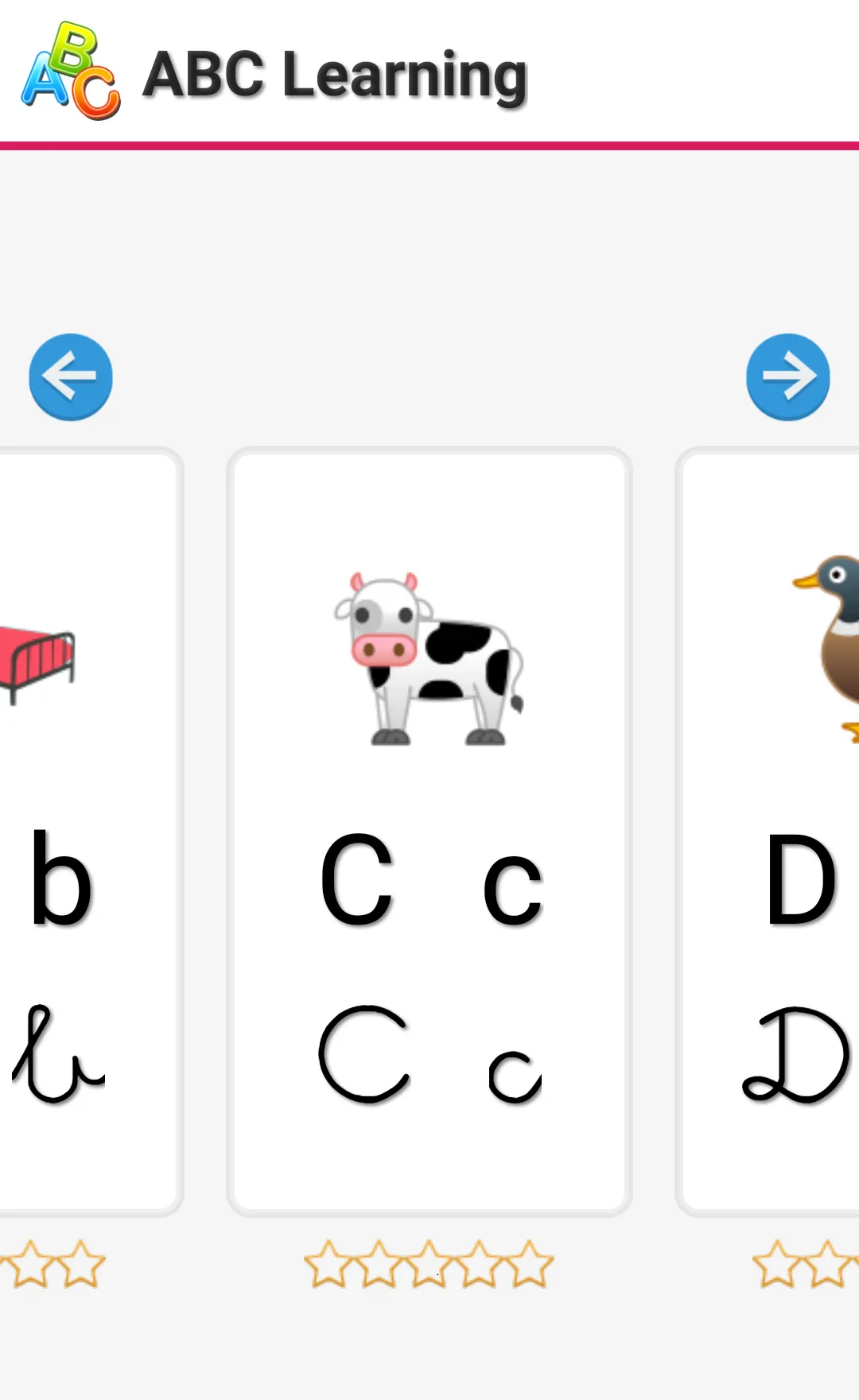 ABC Learning -English alphabet | Indus Appstore | Screenshot