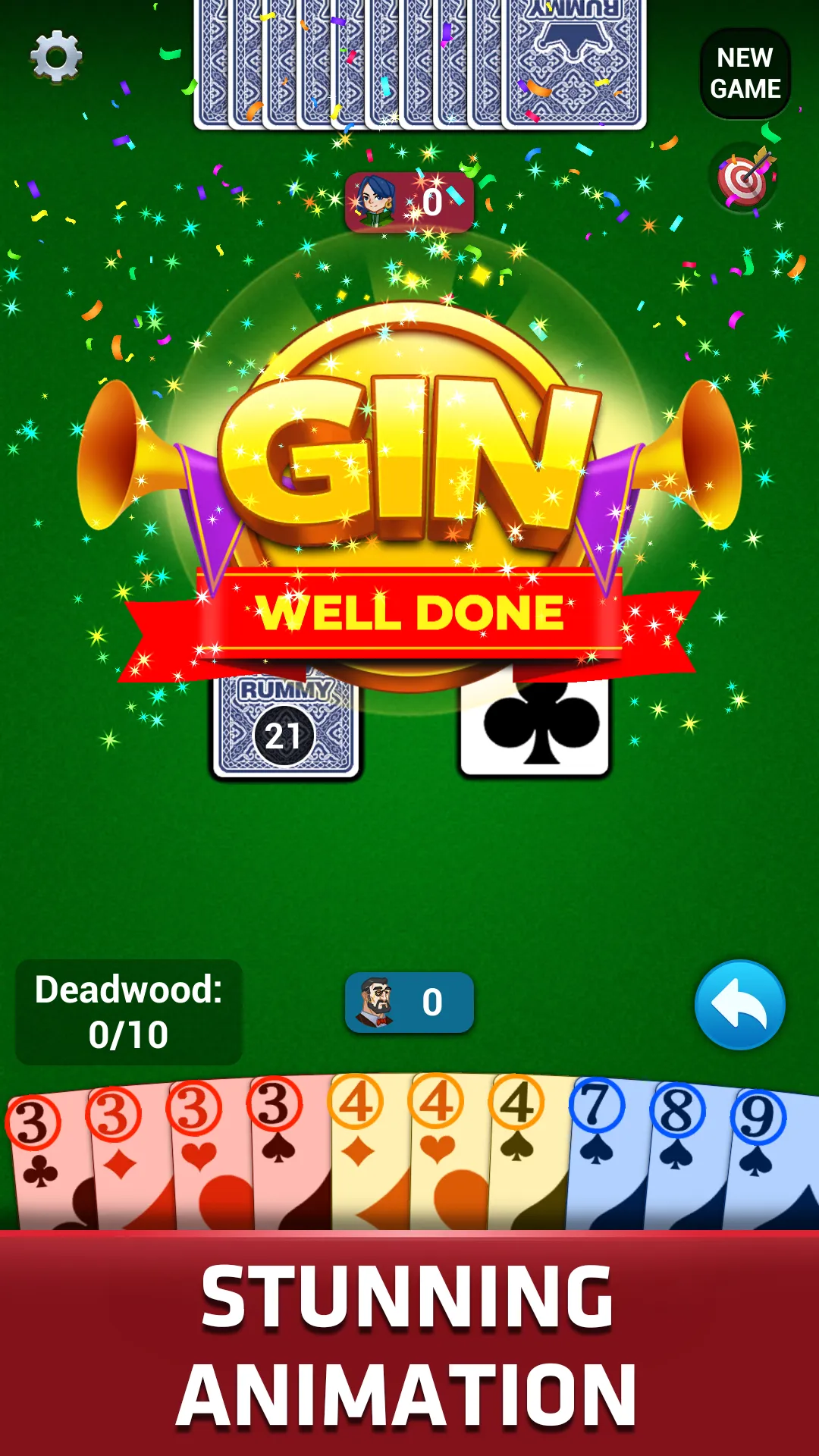 Gin Rummy: Classic Card Game | Indus Appstore | Screenshot