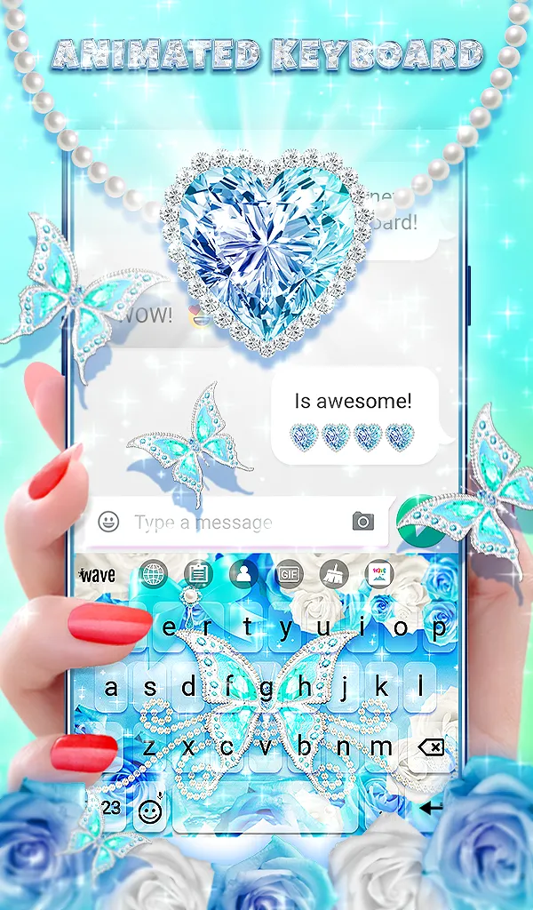 Diamond Butterfly Wallpaper HD | Indus Appstore | Screenshot