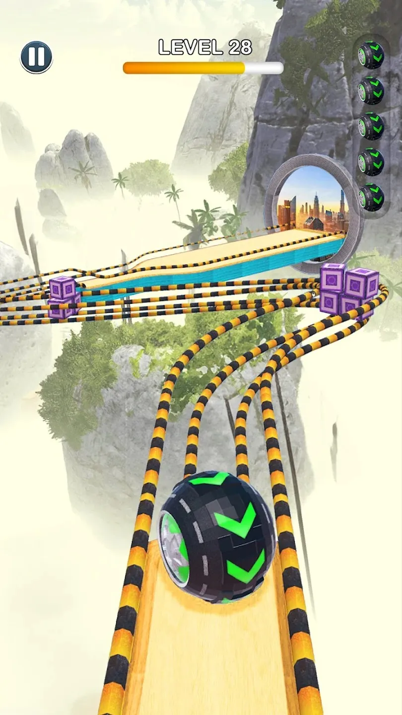 Rolling Ball Sky Escape | Indus Appstore | Screenshot