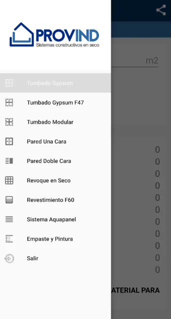 Provind - Calculadora Material | Indus Appstore | Screenshot