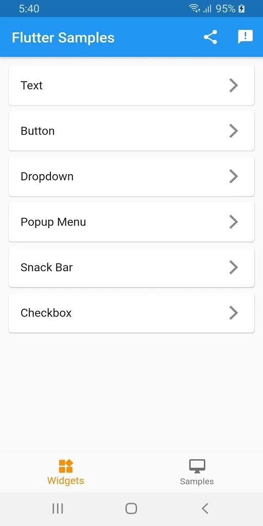 Flutter Samples | Indus Appstore | Screenshot