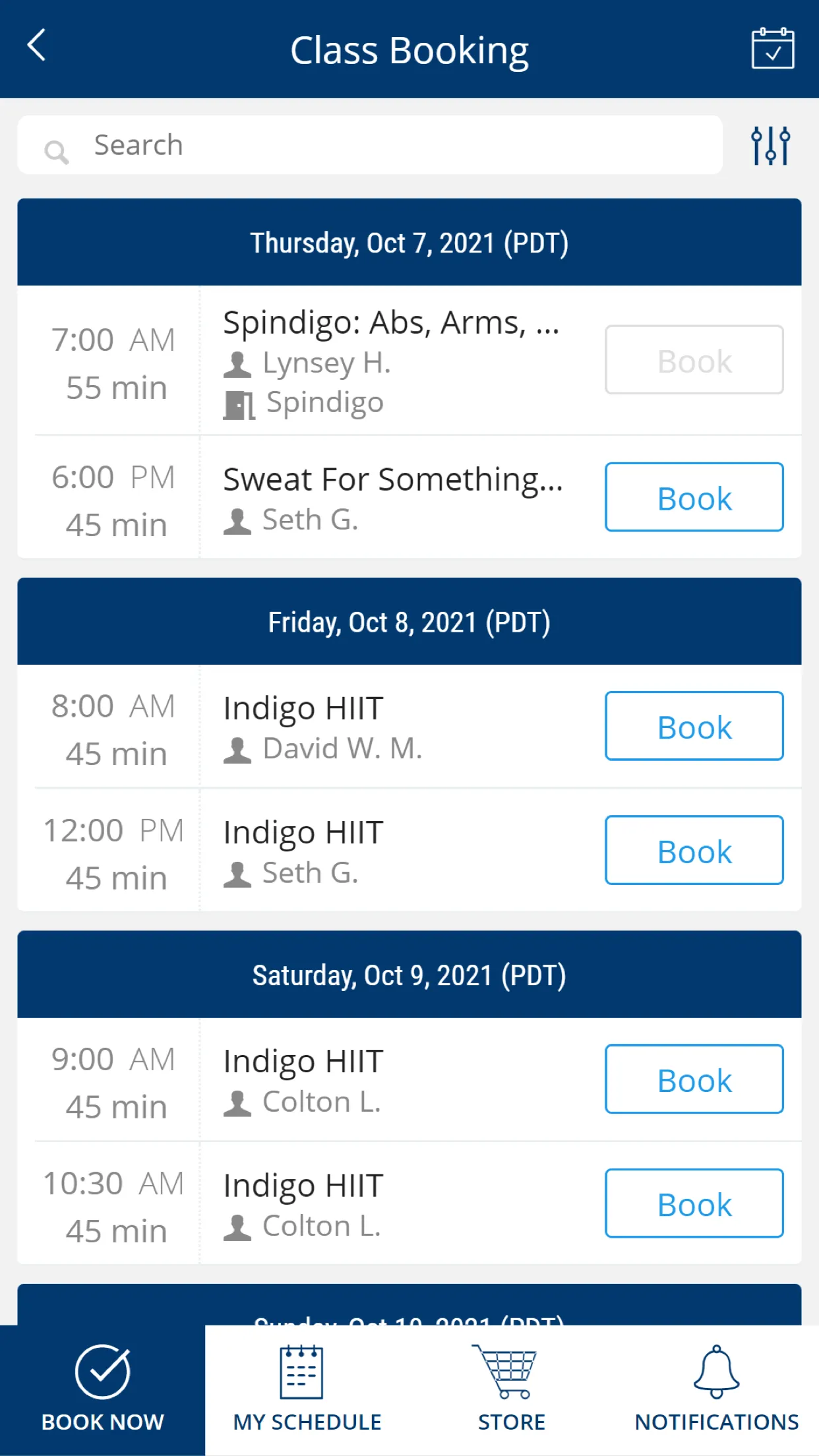 Indigo Fitness | Indus Appstore | Screenshot