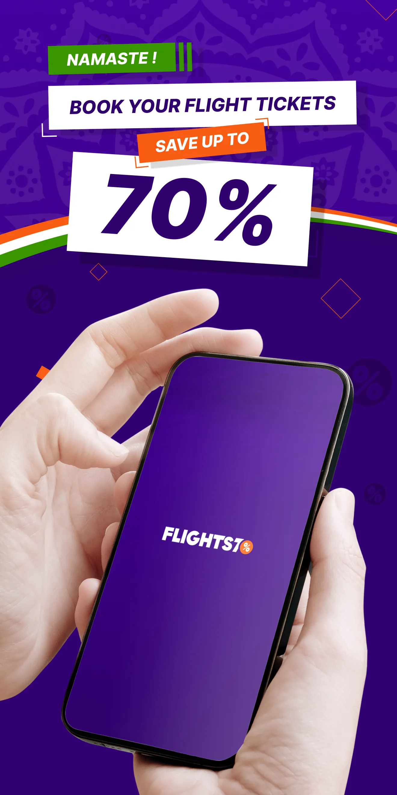 Cheap Flight Tickets・Flights70 | Indus Appstore | Screenshot