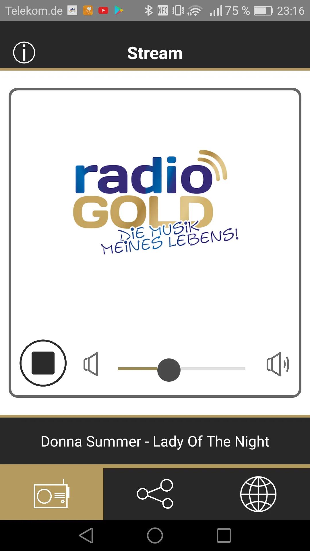 radio GOLD | Indus Appstore | Screenshot