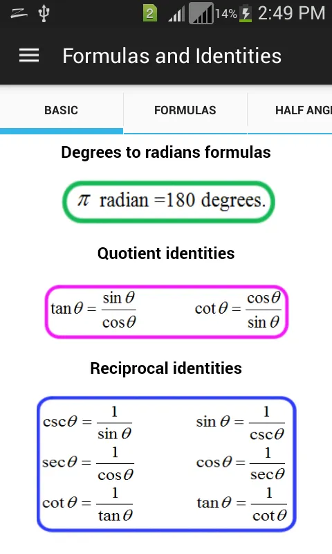 Trigonometry full | Indus Appstore | Screenshot