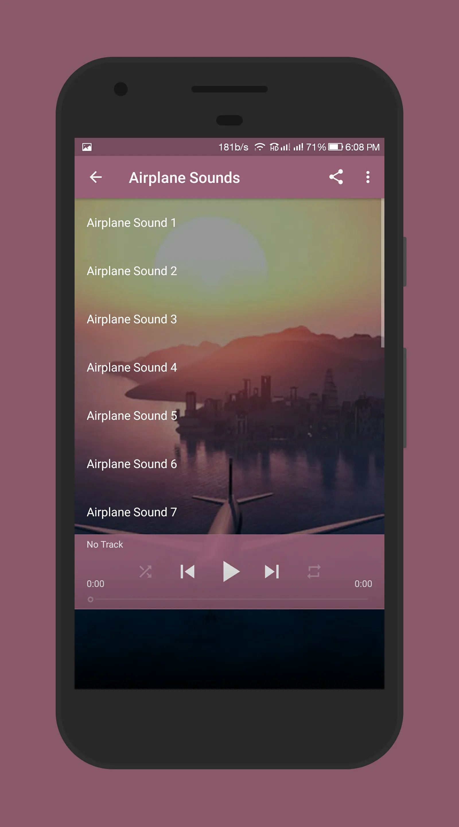 Airplane Sounds | Indus Appstore | Screenshot