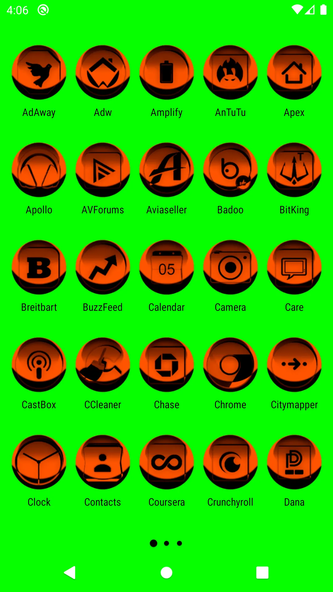 Orange Icon Pack Style 3 | Indus Appstore | Screenshot