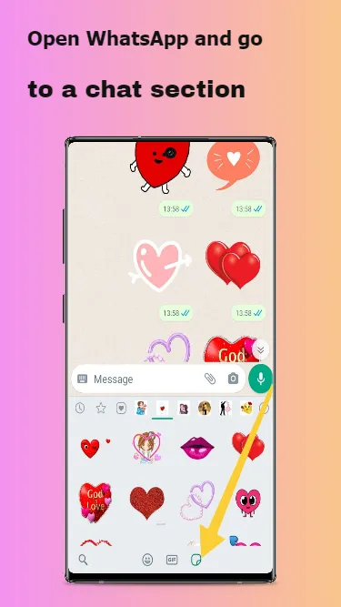 WASticker -Animated Love | Indus Appstore | Screenshot