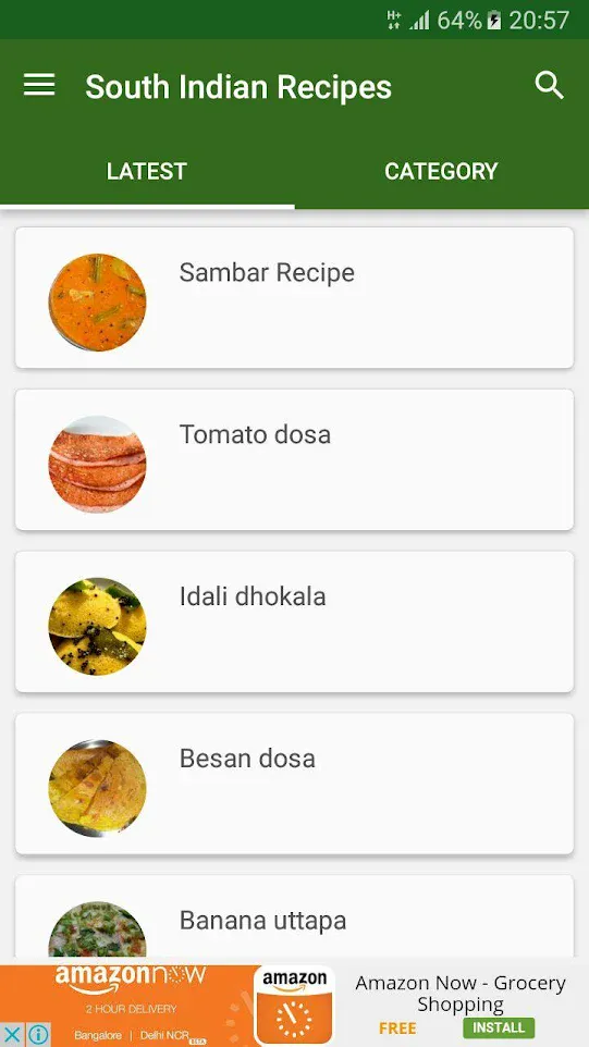 South Indian Recipes | Indus Appstore | Screenshot