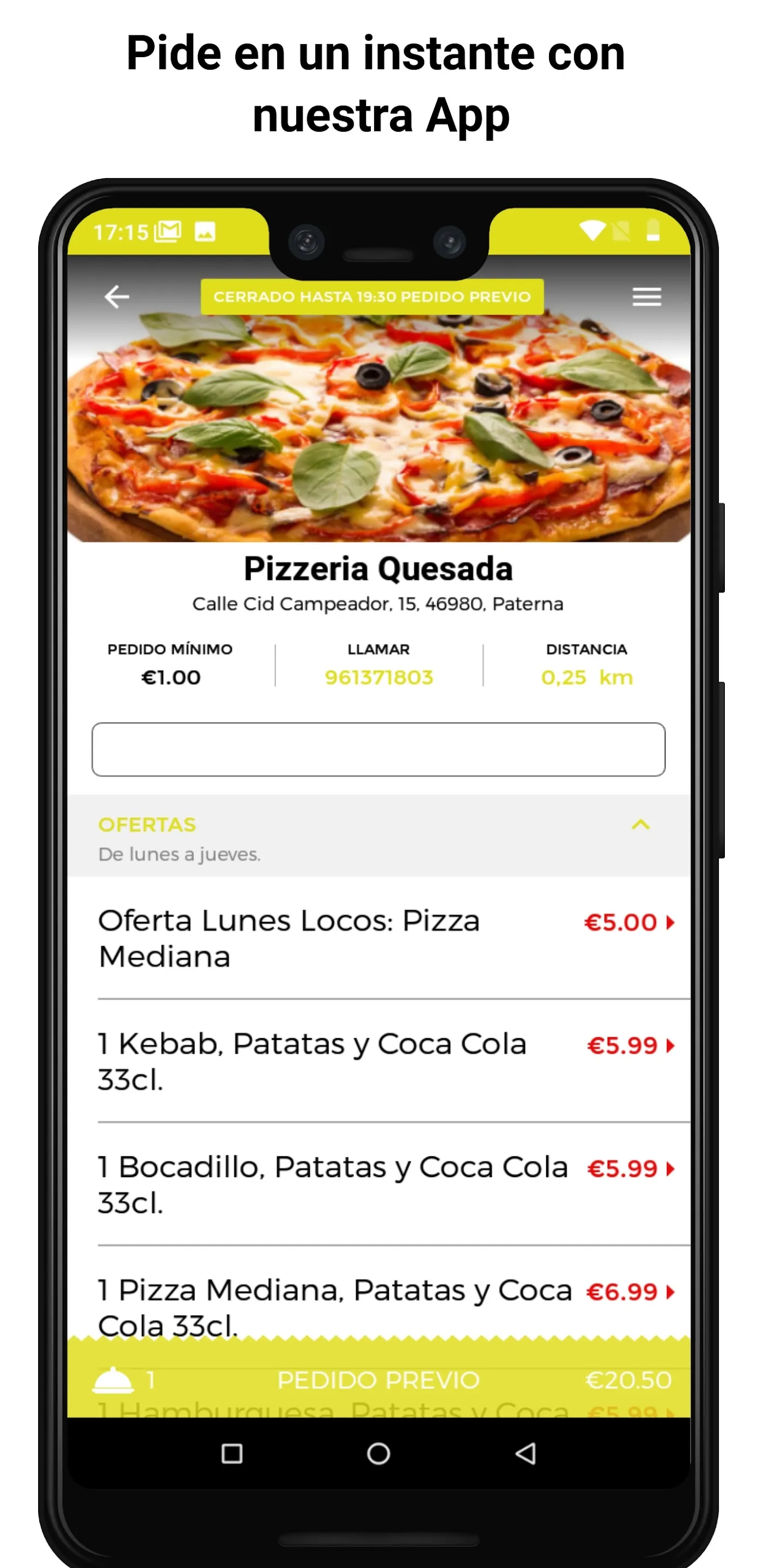 Pizzeria Quesada | Indus Appstore | Screenshot