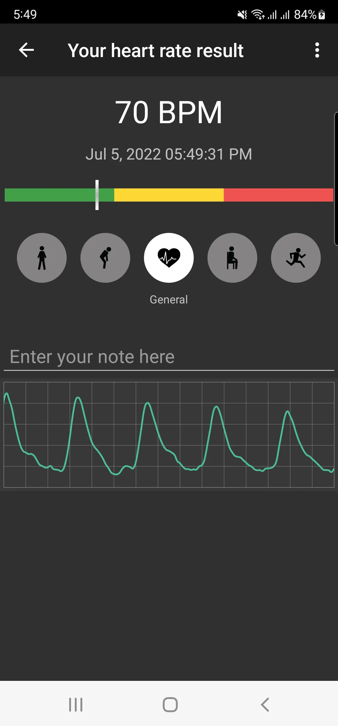 Heart Rate Plus: Pulse Monitor | Indus Appstore | Screenshot