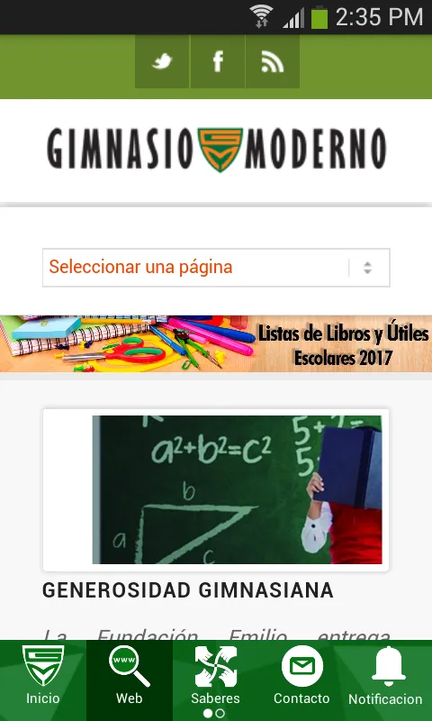 Gimnasio Moderno | Indus Appstore | Screenshot