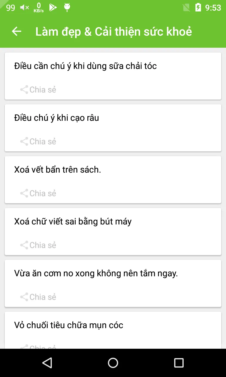 Bí kíp mẹo hay cần biết - Bi k | Indus Appstore | Screenshot