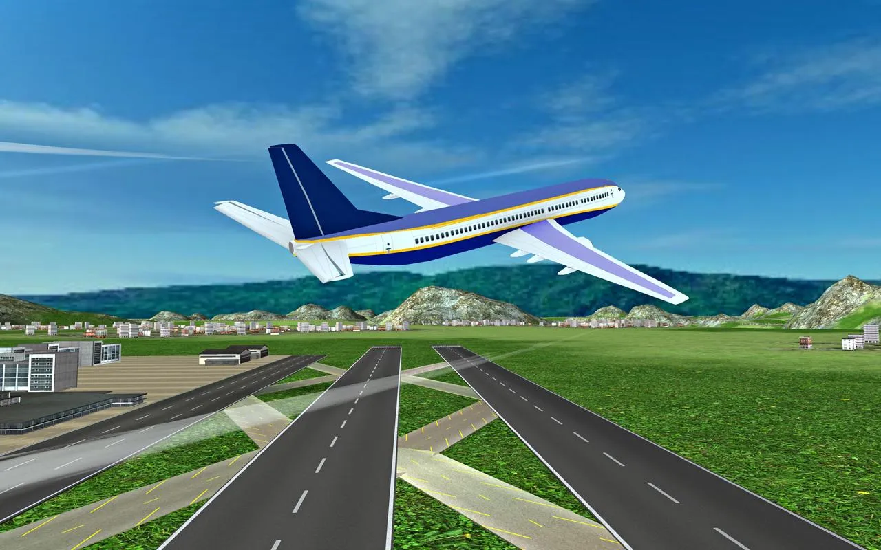 Fly Plane Flight 3D Airplane | Indus Appstore | Screenshot