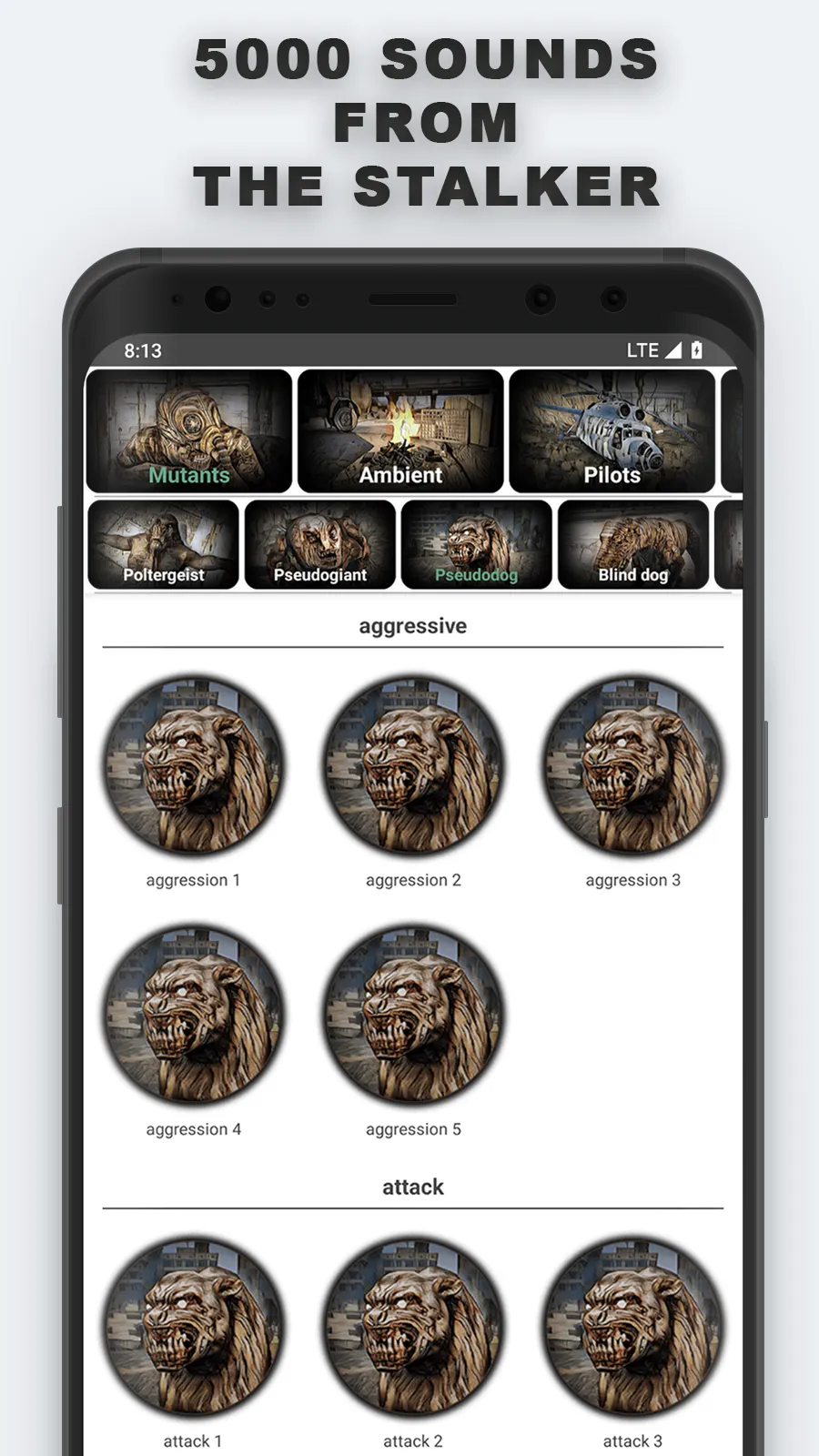 Stalker Soundboard | Indus Appstore | Screenshot