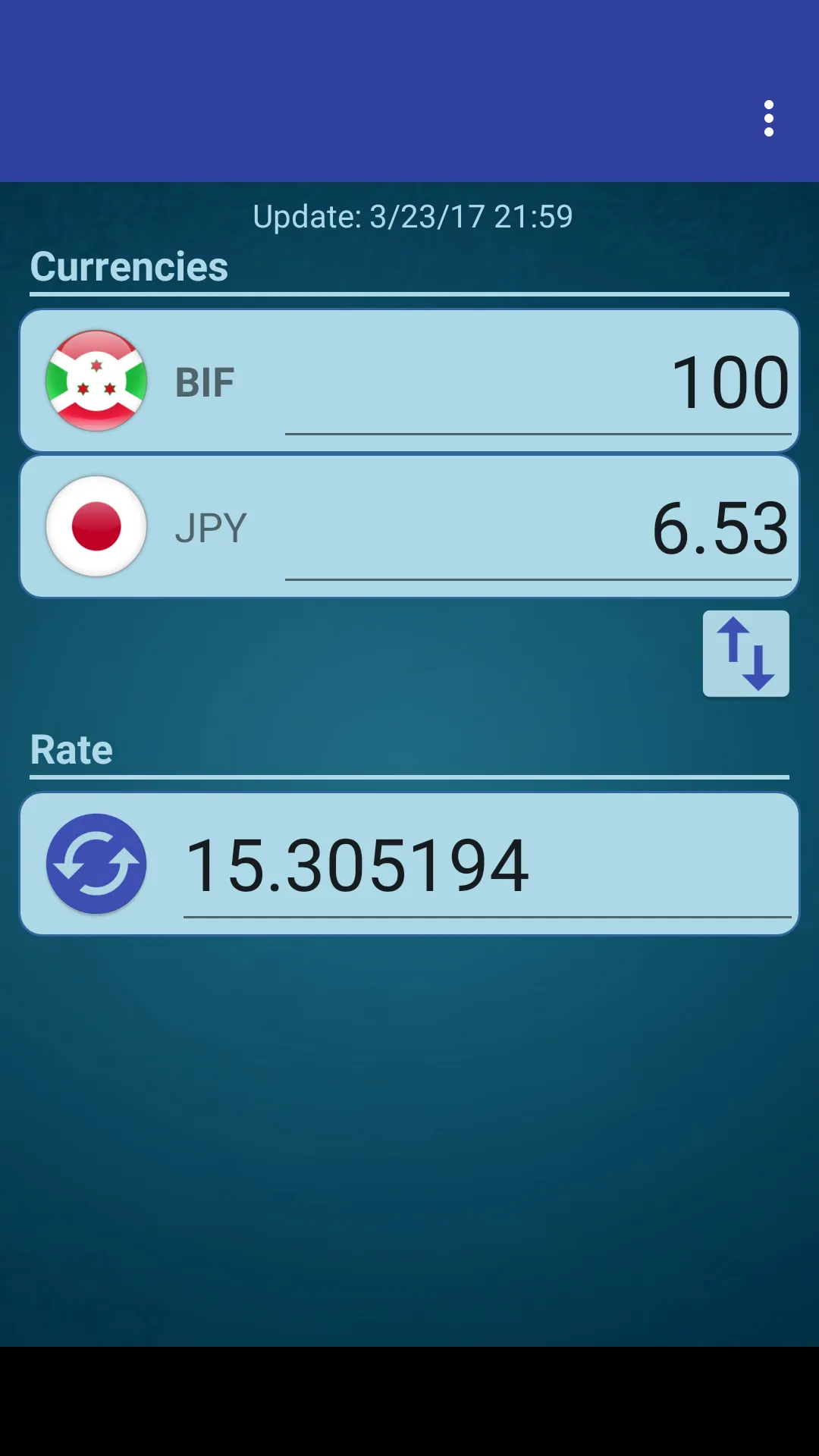 Japan Yen x Burundian Franc | Indus Appstore | Screenshot