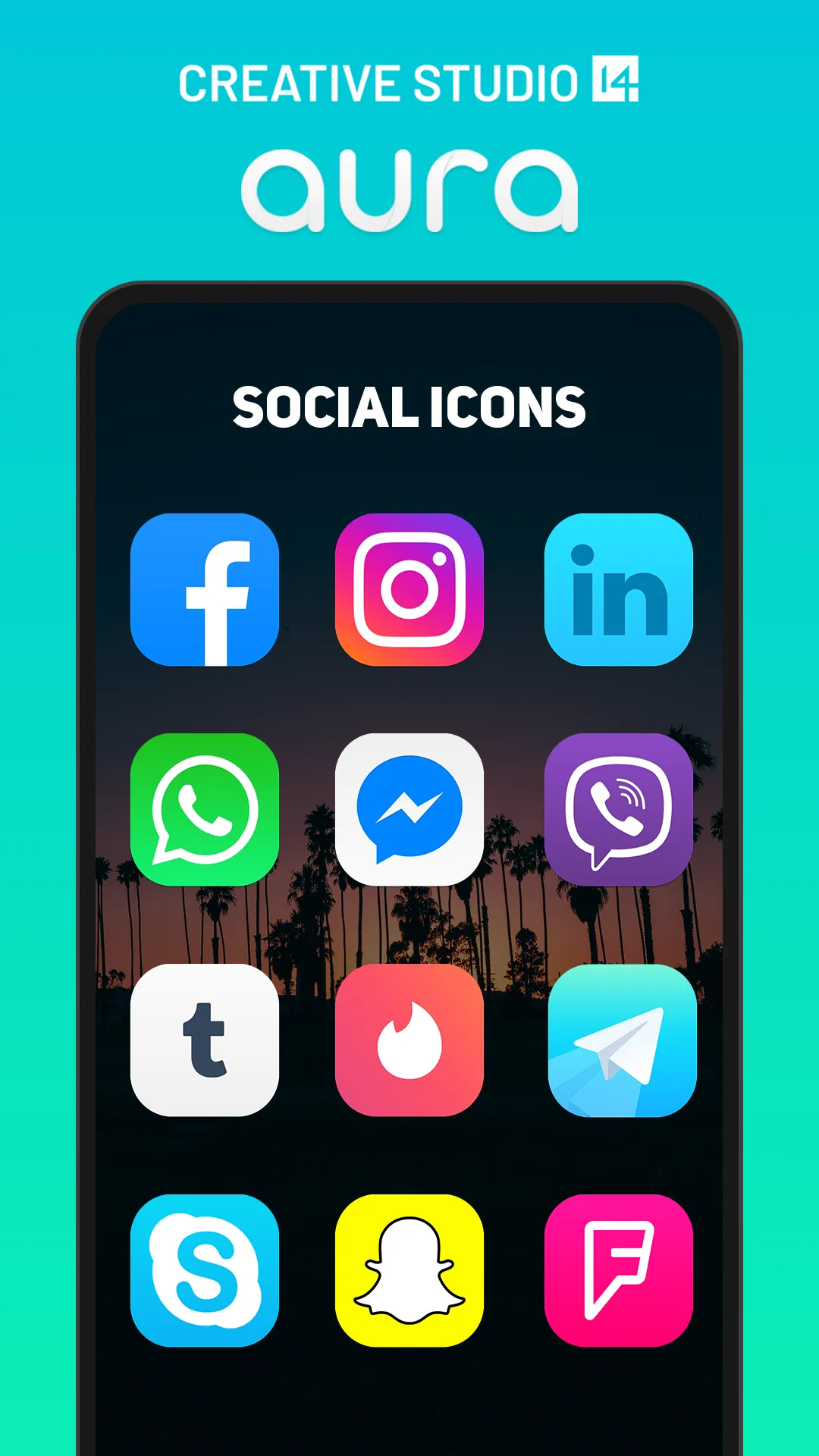 Aura Icon Pack | Indus Appstore | Screenshot