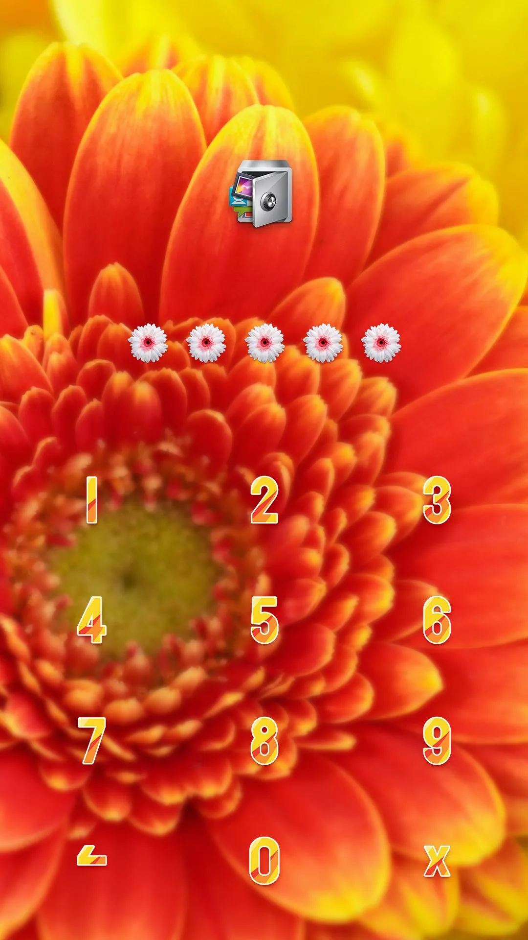 AppLock Theme Gerbera | Indus Appstore | Screenshot