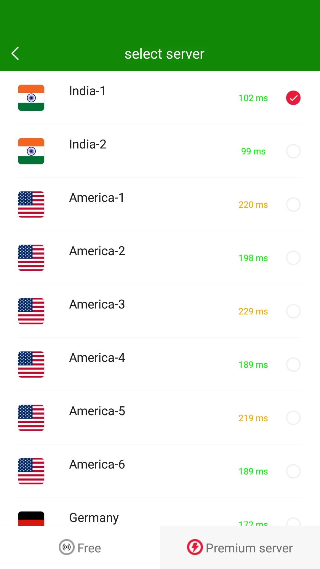 VPN India - Use Indian IP | Indus Appstore | Screenshot