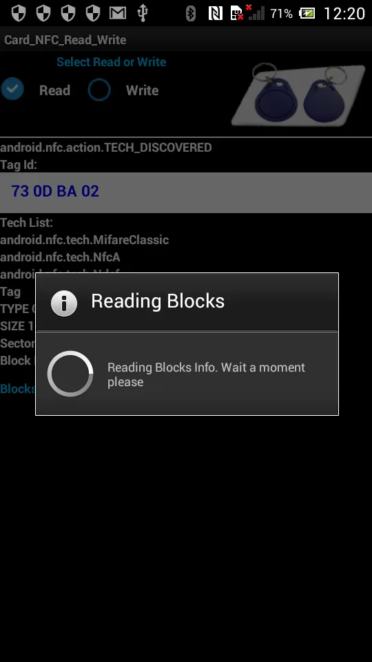 Card NFC Read Write Tag | Indus Appstore | Screenshot