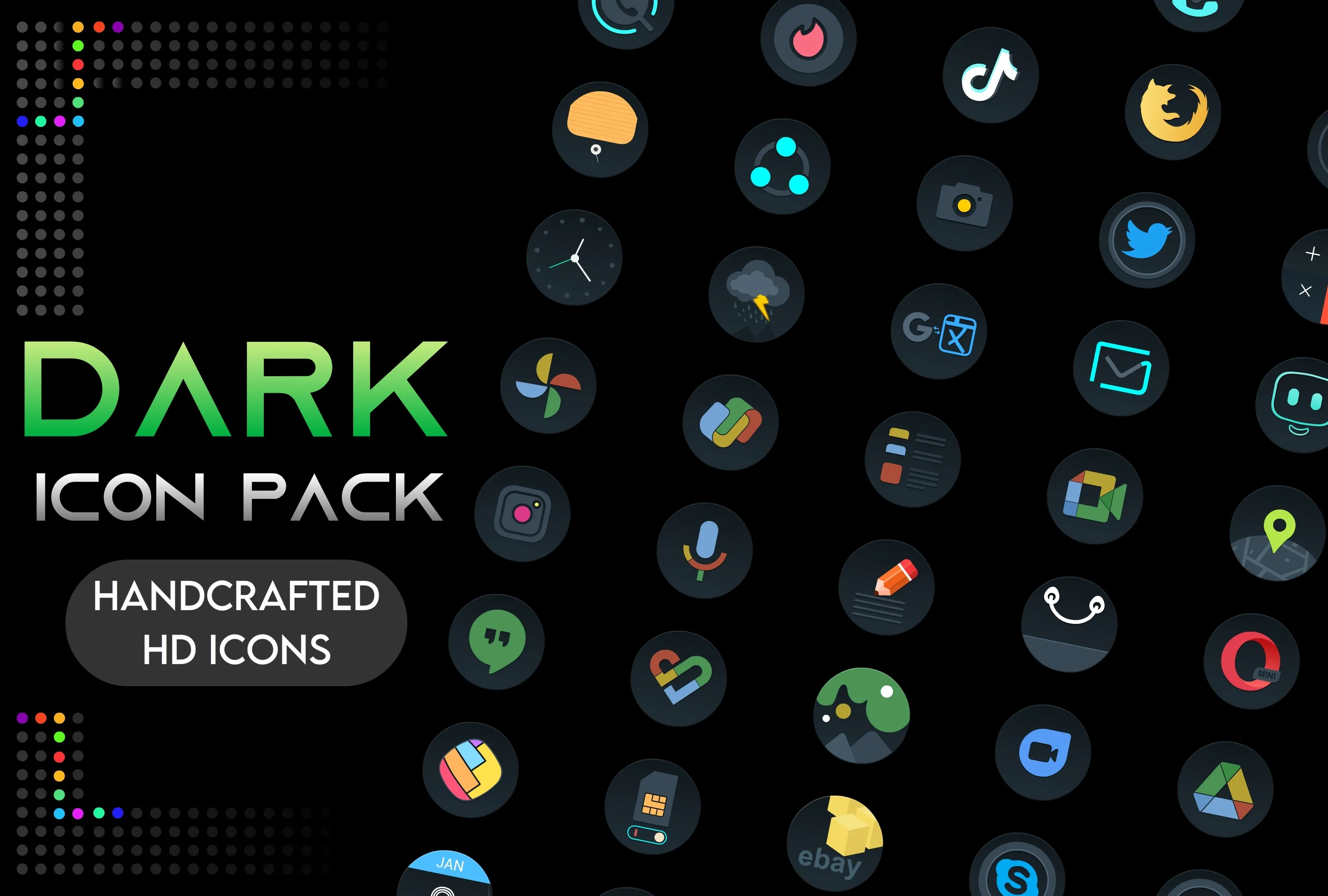 Dark Icon Pack | Indus Appstore | Screenshot