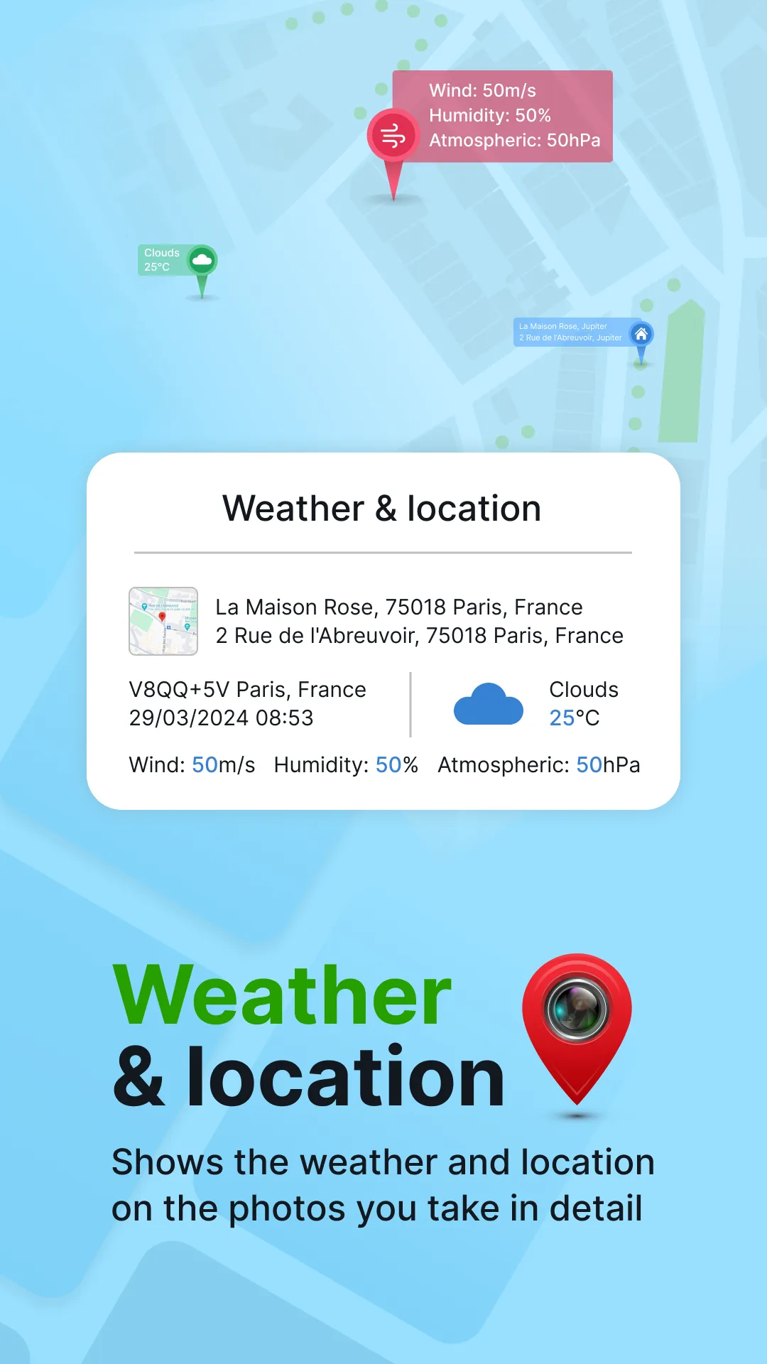 GPS Geotag Photos & Camera Map | Indus Appstore | Screenshot