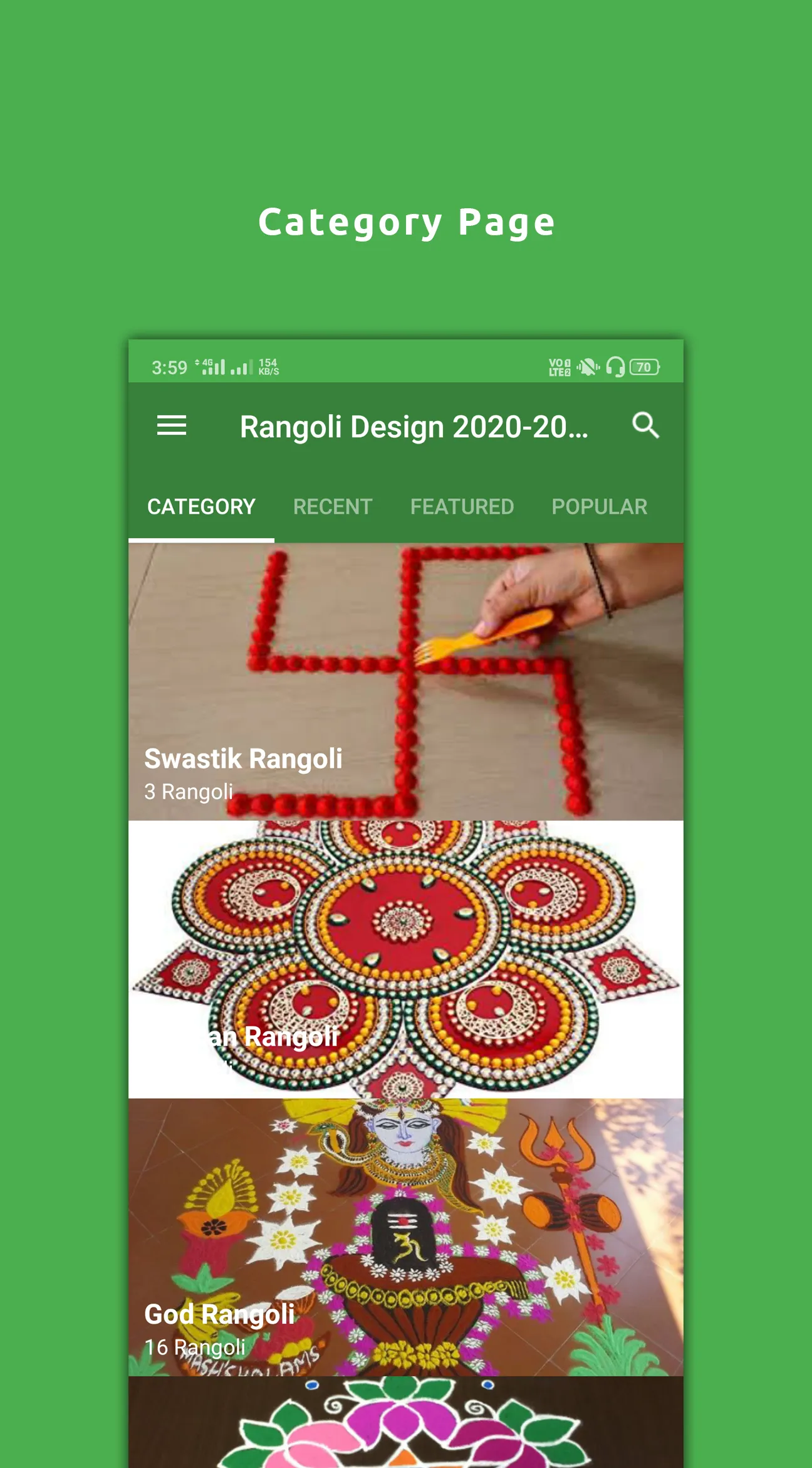 Latest Rangoli Collection | Indus Appstore | Screenshot