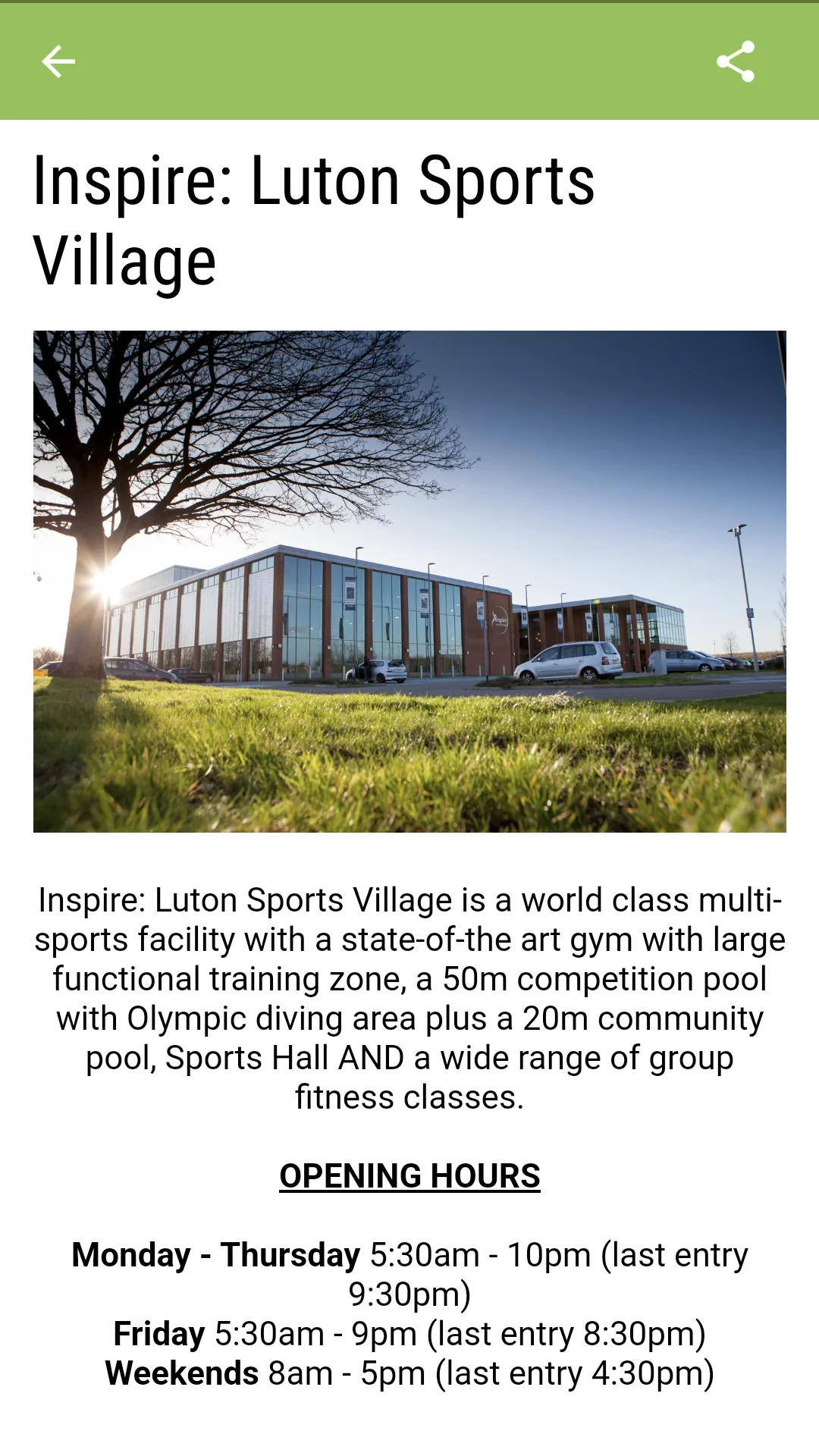 Active Luton | Indus Appstore | Screenshot