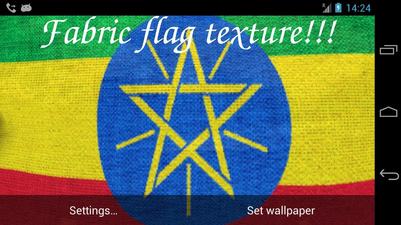 Ethiopia Flag Live Wallpaper | Indus Appstore | Screenshot