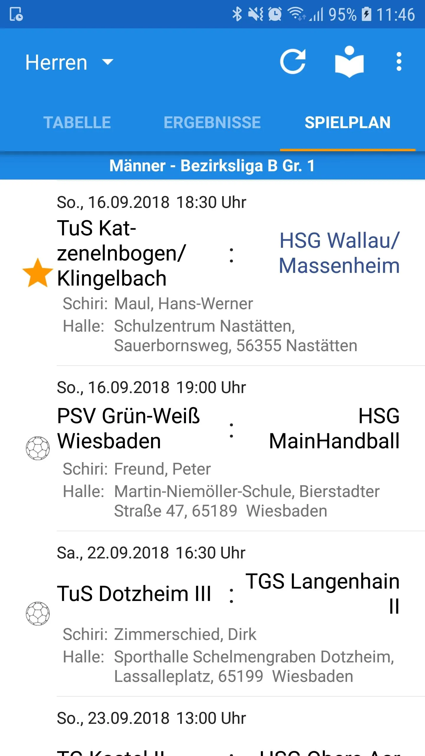 HSG Breckenheim Wallau/Massenh | Indus Appstore | Screenshot