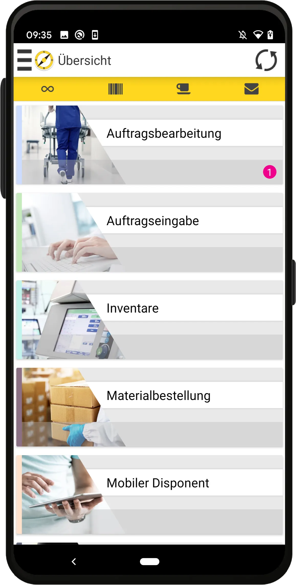 Logbuch Mobile | Indus Appstore | Screenshot