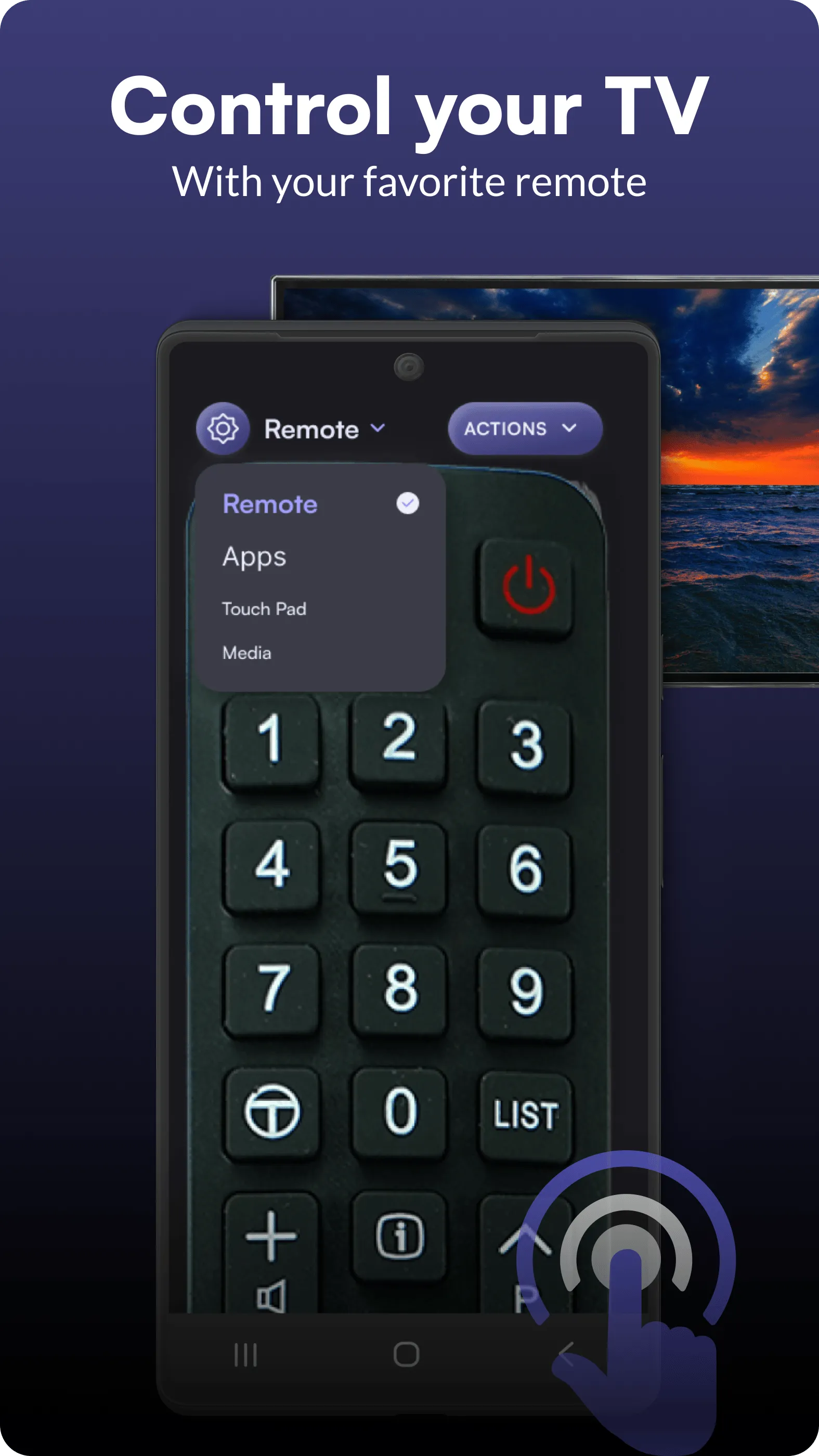 Remote control for TCL TVs | Indus Appstore | Screenshot