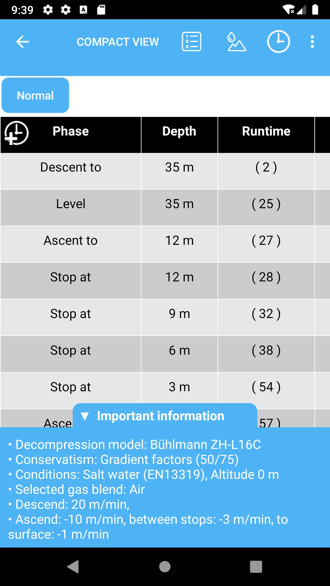 Diveplanner Tec & Rec | Indus Appstore | Screenshot