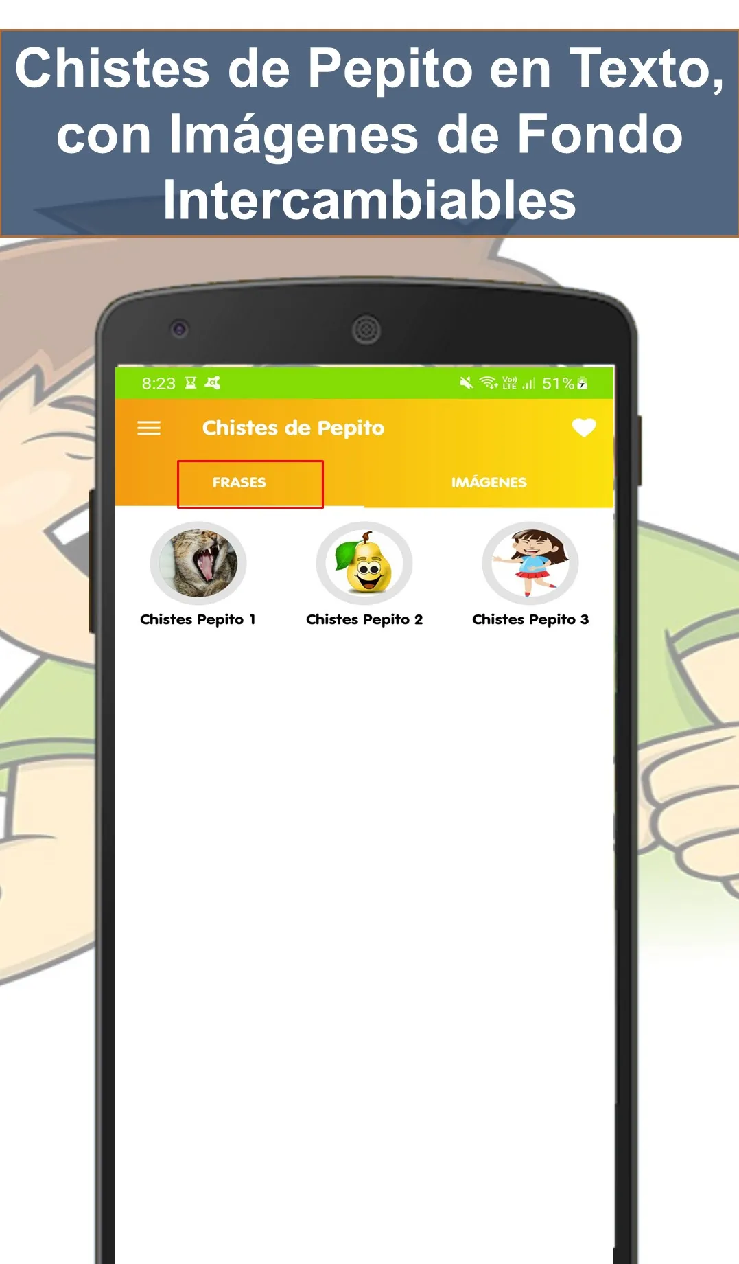 Chistes de Pepito Graciosos | Indus Appstore | Screenshot