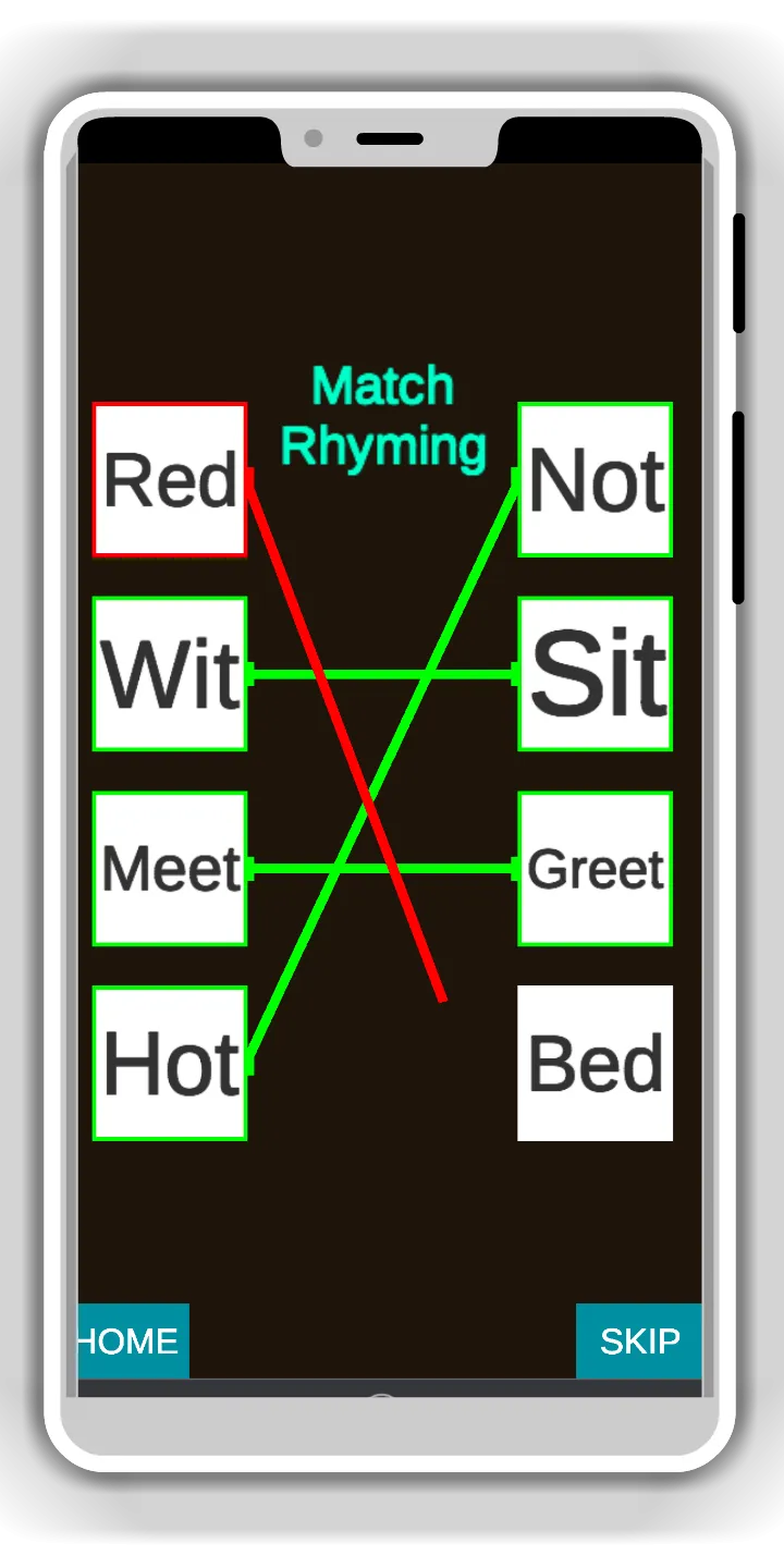Match rhyming words | Indus Appstore | Screenshot